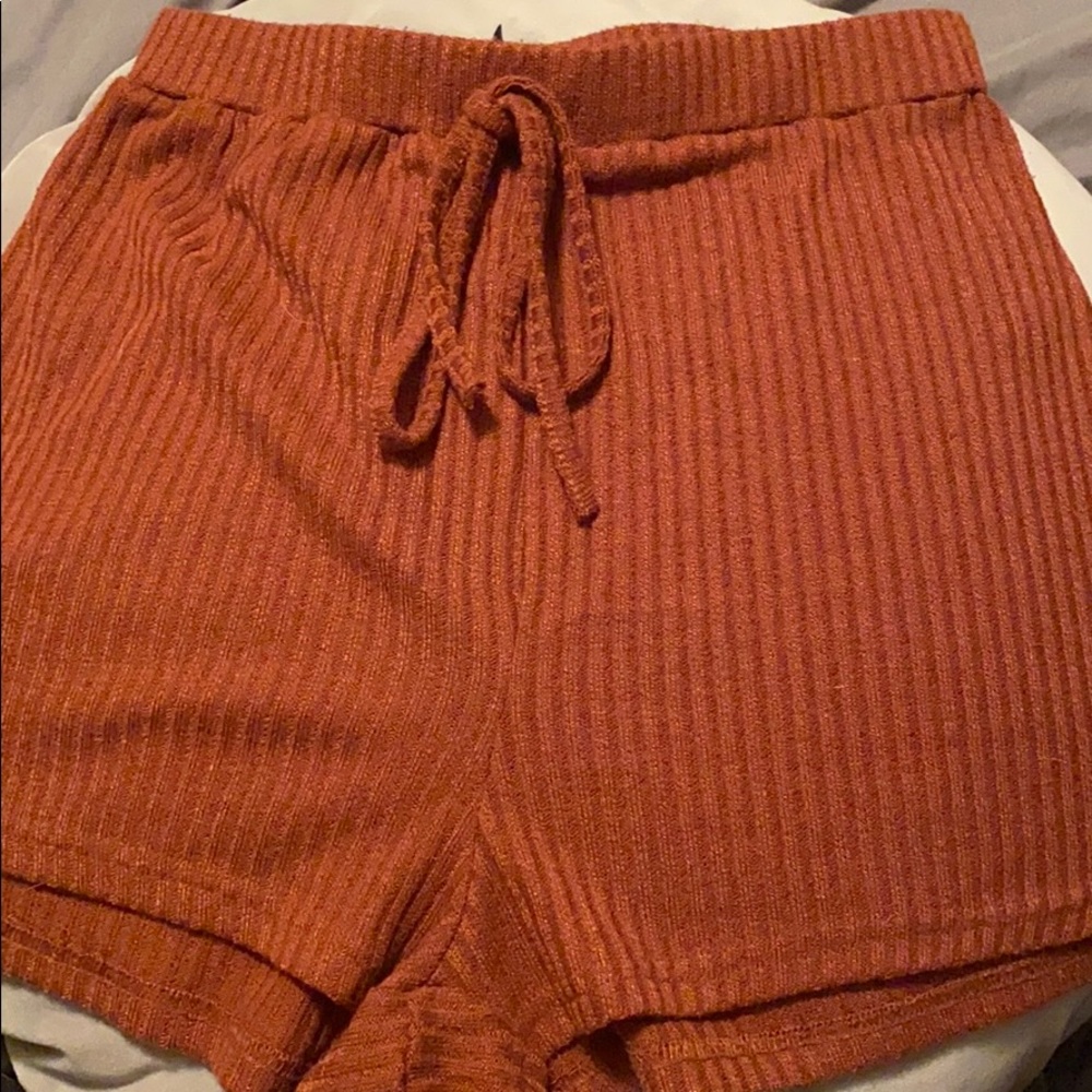 Burnt red orange (not exactly sure the color)